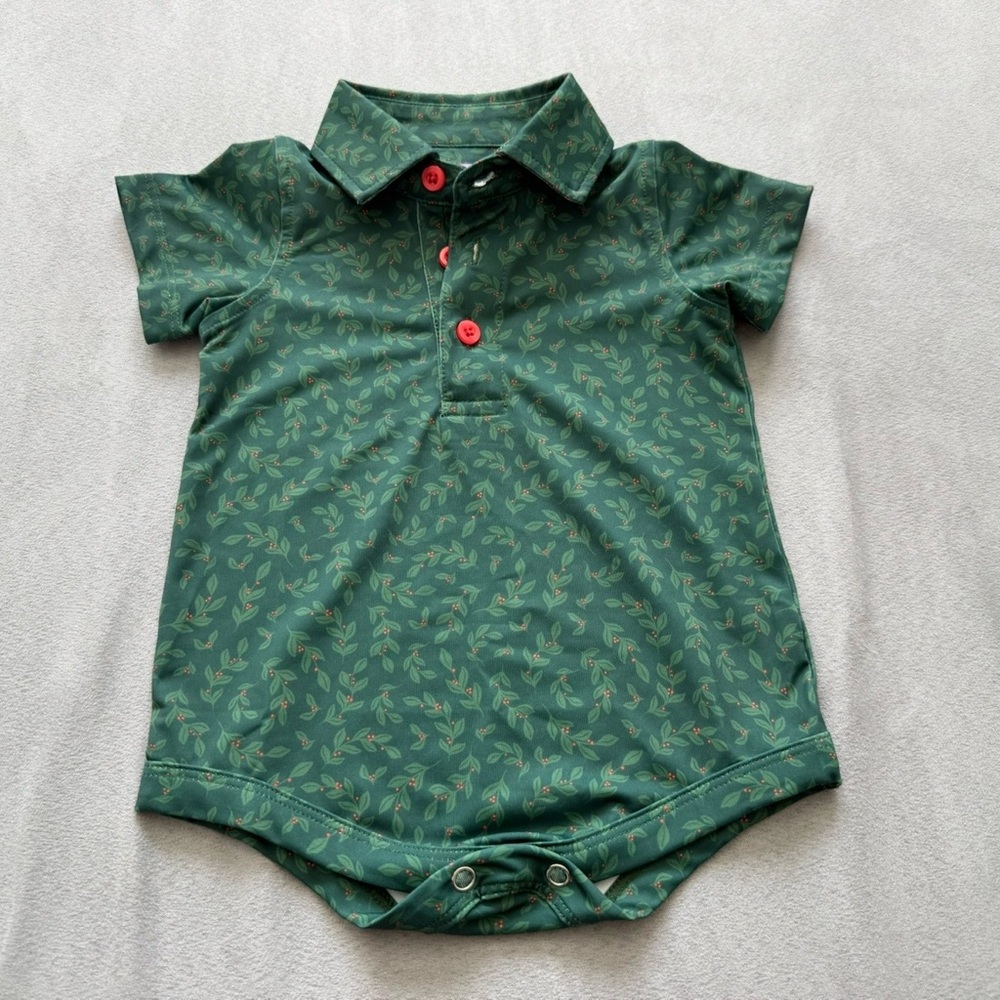 Poppy Kids Co holly polo bubble
